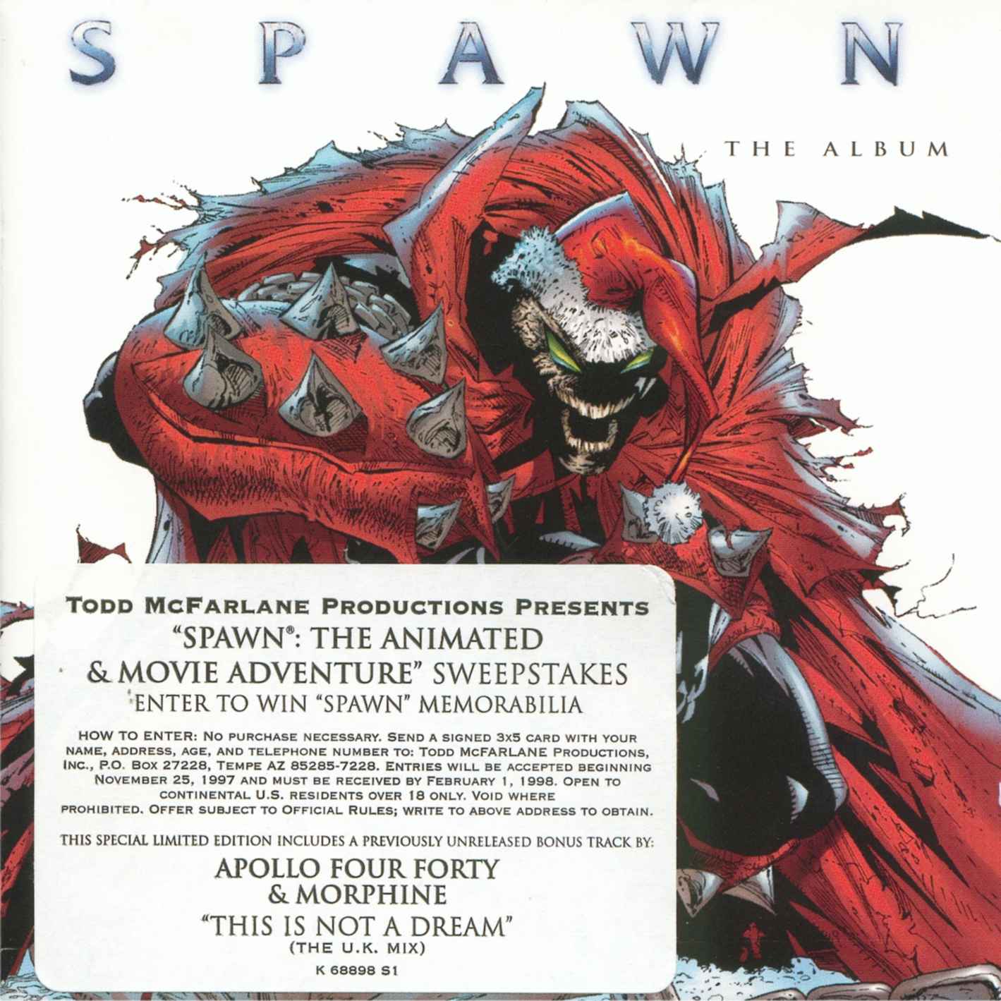 Spawn - Original Soundtrack Limited Edition -EOS -- Seeders: 2 -- Leechers: 0